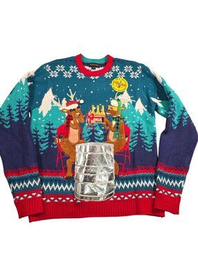 Blizzard Bay Men's Christmas Sweater Size L